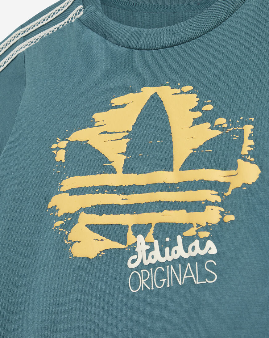 ☆adidas☆ Argyle Fluffy Tee Blue Green Shop adidas Kids' Summer Glow Tee and Short Set KC0772
