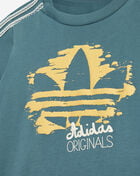 adidas Kids' Summer Glow Tee and Short Set KC0772-TECHGREEN Green 2