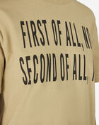 Graphic Tees First Of All No Tee FTT7170XX Beige 3