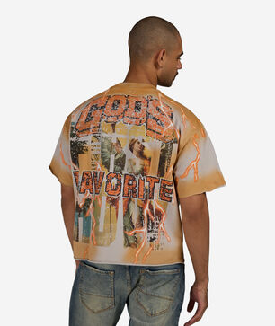God's Favorite Cropped Terry Tee