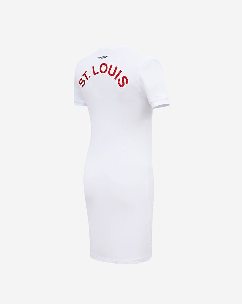 PRO STANDARD St. Louis Cardinals Classic Bodycon Dress LSCB37714-WHT White 2