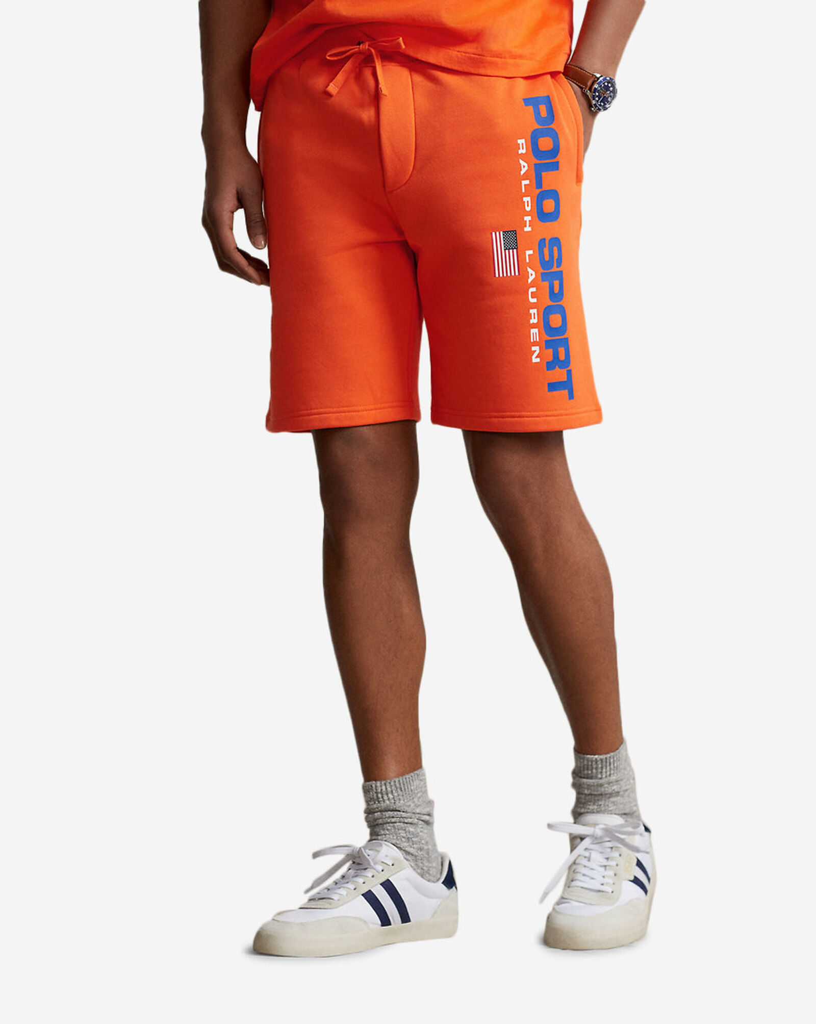 Shop Polo Ralph Lauren PS Logo Shorts 710835767014-ORG orange | SNIPES USA