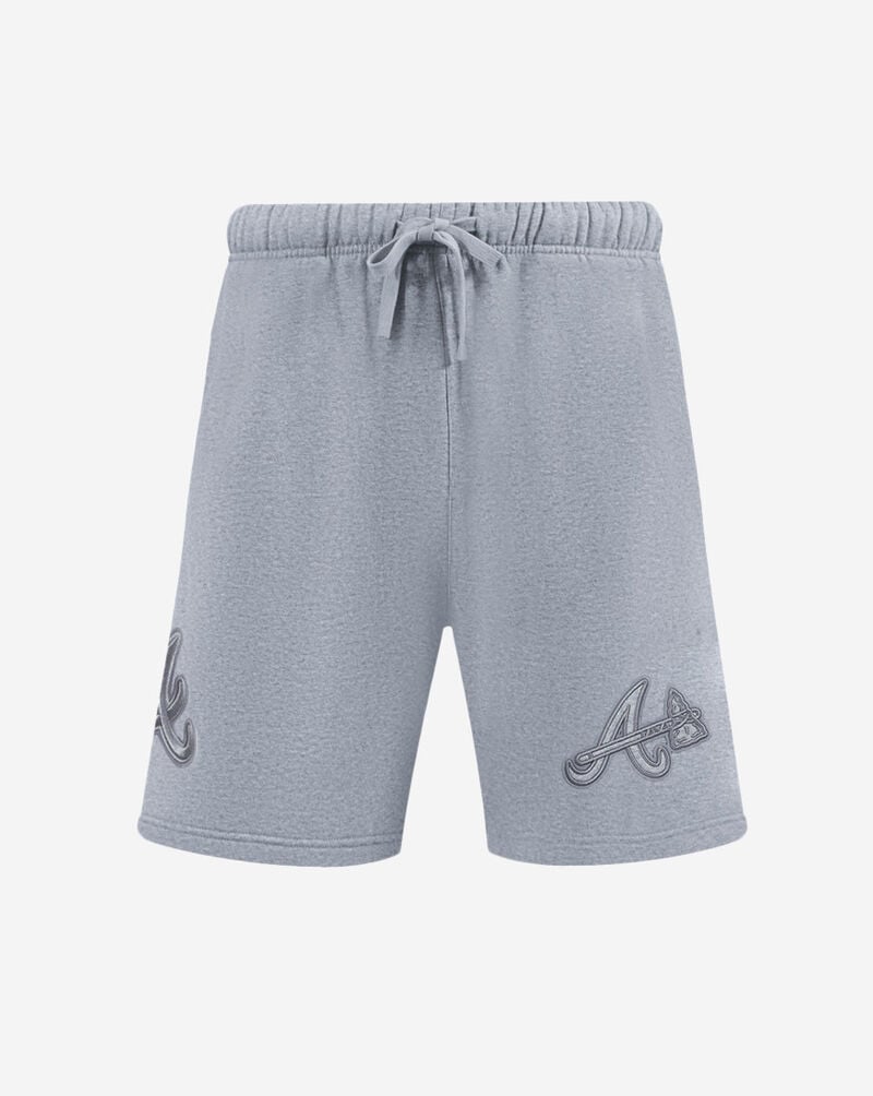 PRO STANDARD Atlanta Braves Neutral Fleece Short  LAB336996-DHG Grey 1