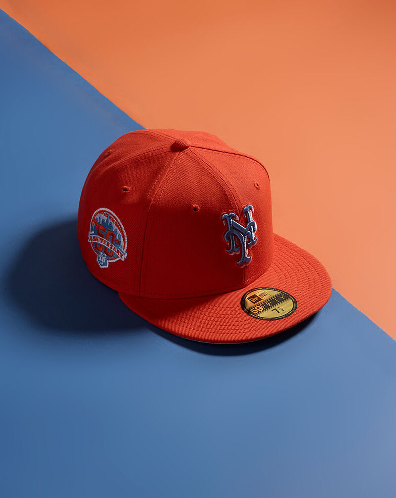 New Era 59Fifty New York Mets Fitted Hat 71011934 Orange 5