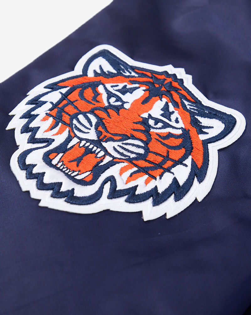 Pro Standard Detroit Tigers Big Logo Satin Jacket LDT632063 Blue 4