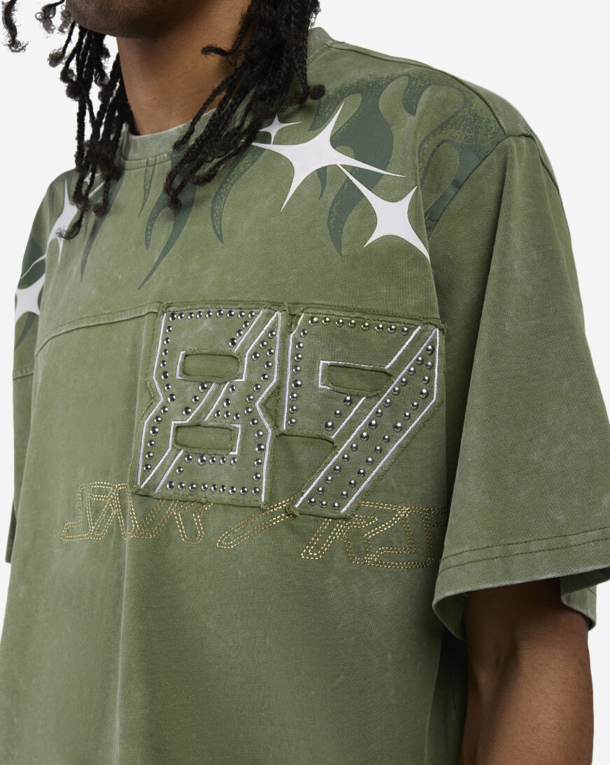 Shop Smoke Rise Super Sonic T-Shirt KT26S447SNZ-VIN green | SNIPES USA