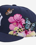 Mitchell  Ness New York Yankees Pro Pinch Butterfly Snapback Hat HP20187-NYYNAVY Blue 2