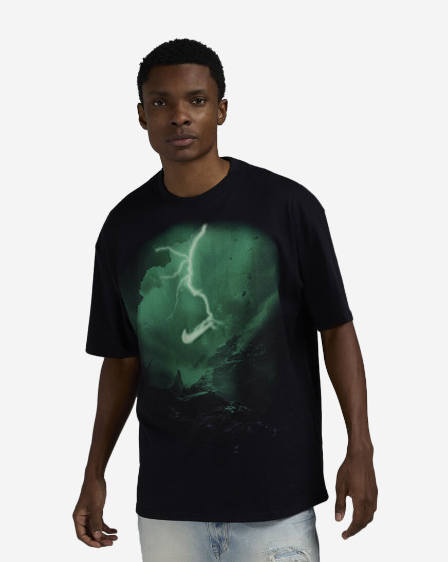 テルマ Printed Sheer Pullover TLM41FJ007 シアーシャツ 36 グリーン ストライプ ITE78JZDK6IG Buy Nike Sportswear Premium Essentials Men's Tie-Dye Max90 T-Shirt