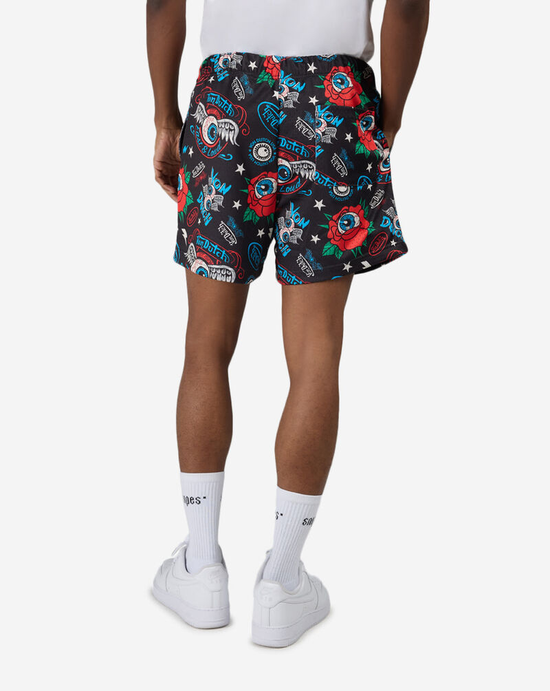 Von Dutch Flying Eye All Over Print Short VND3B0185SN-BLK Black 2