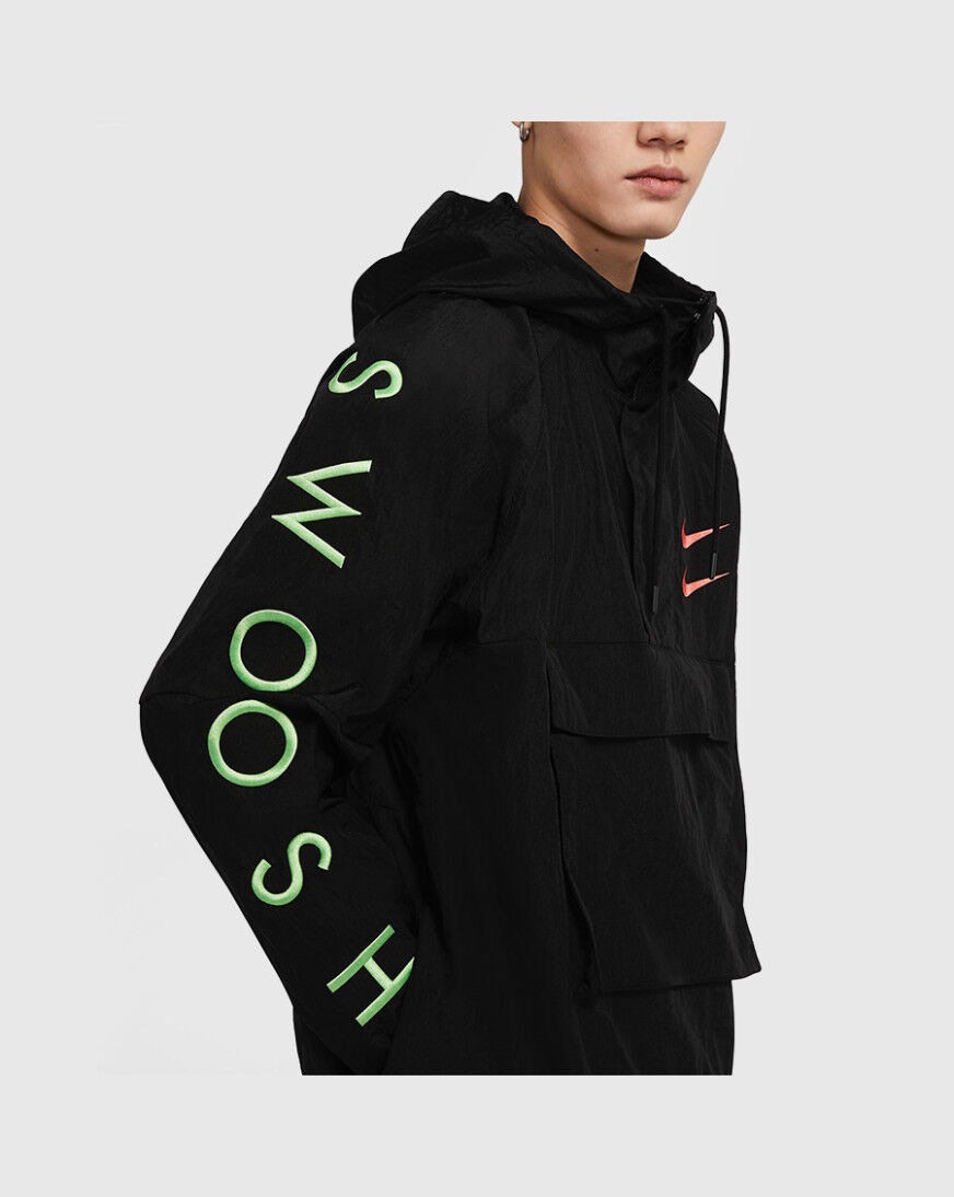 nike double swoosh woven jacket