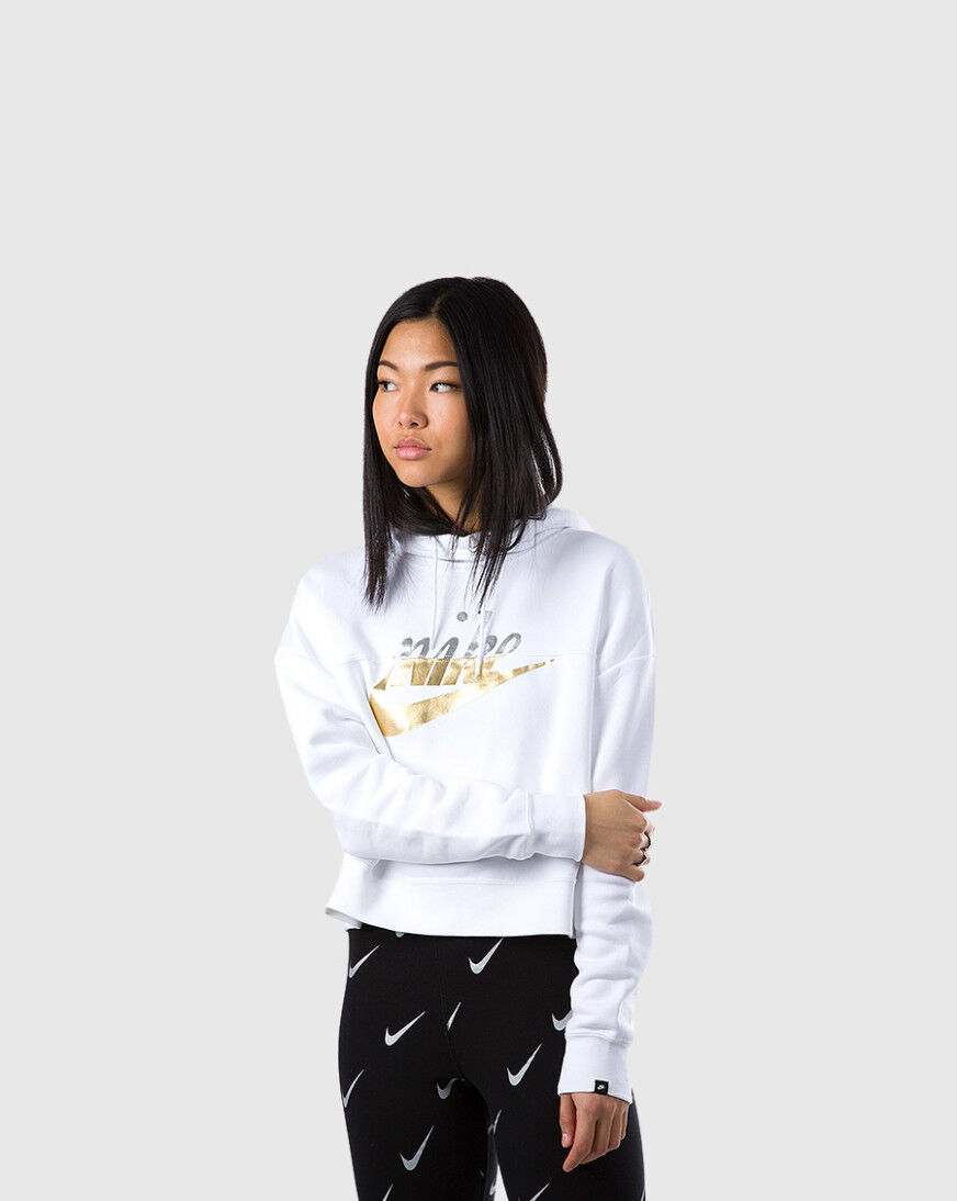 nike metallic hoodie women's