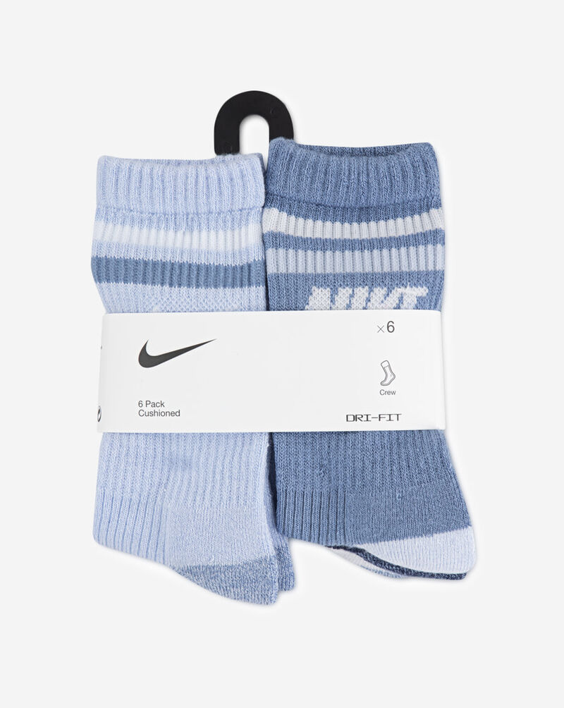 Nike Little Kids' 6PK Cushioned Crew Socks (5-7) BN1351-U3C Multi 4