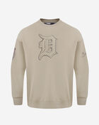 Detroit Tigers Neutral Drop Shoulder Fleece Crewneck