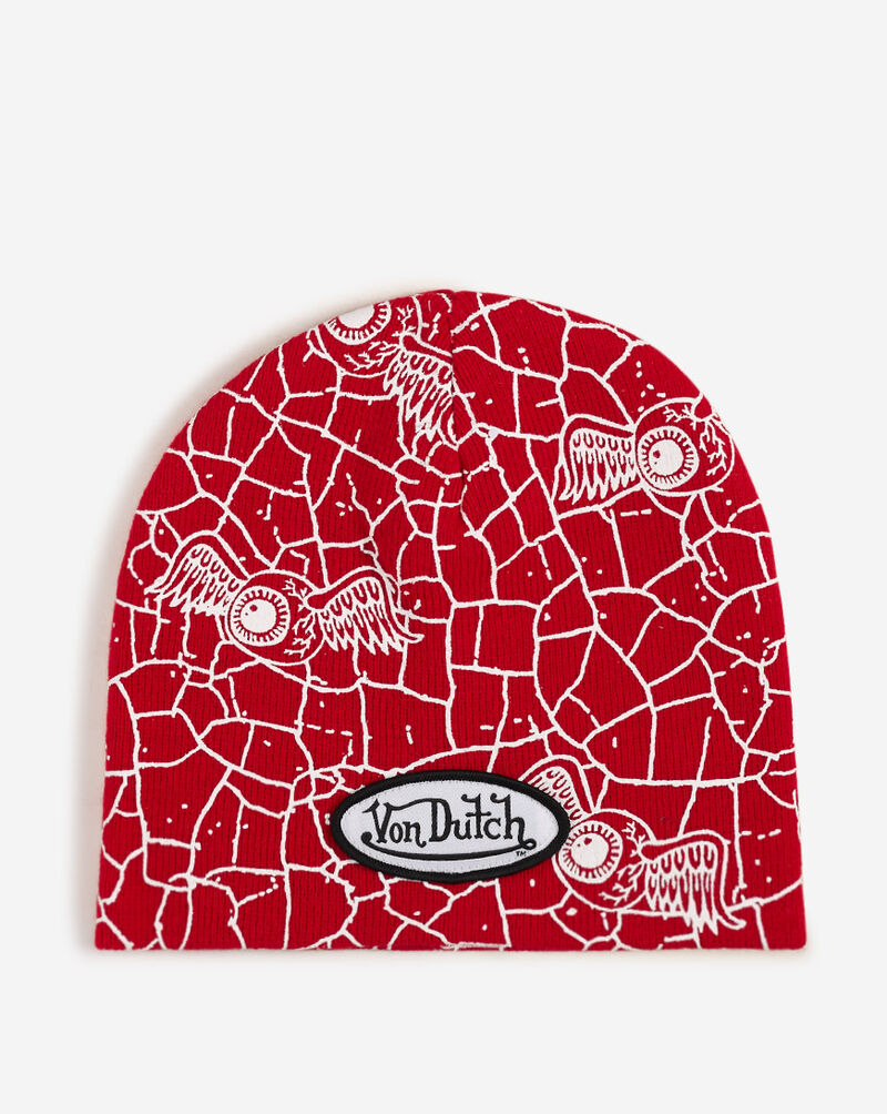 Von Dutch Dried Up Beanie VDCB0004-RED Red 1