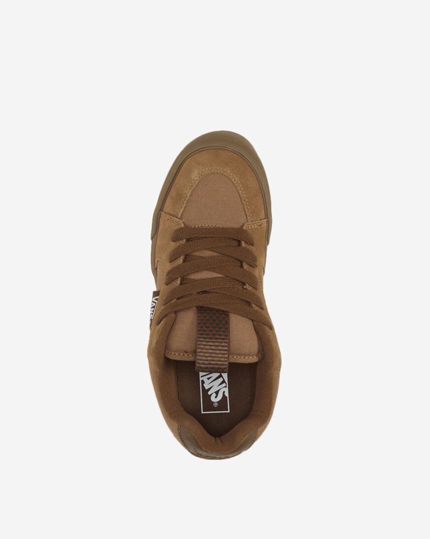 国内配送 VANS KOOKA WHEAT/GUM Vans Kooka Low Cut Natural Leather Wheat Gum V3730 Men's