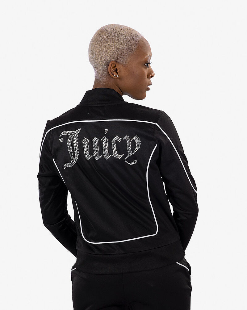 Shop Juicy Couture Tricot Track Jacket J1FTT131J0002 black SNIPES USA
