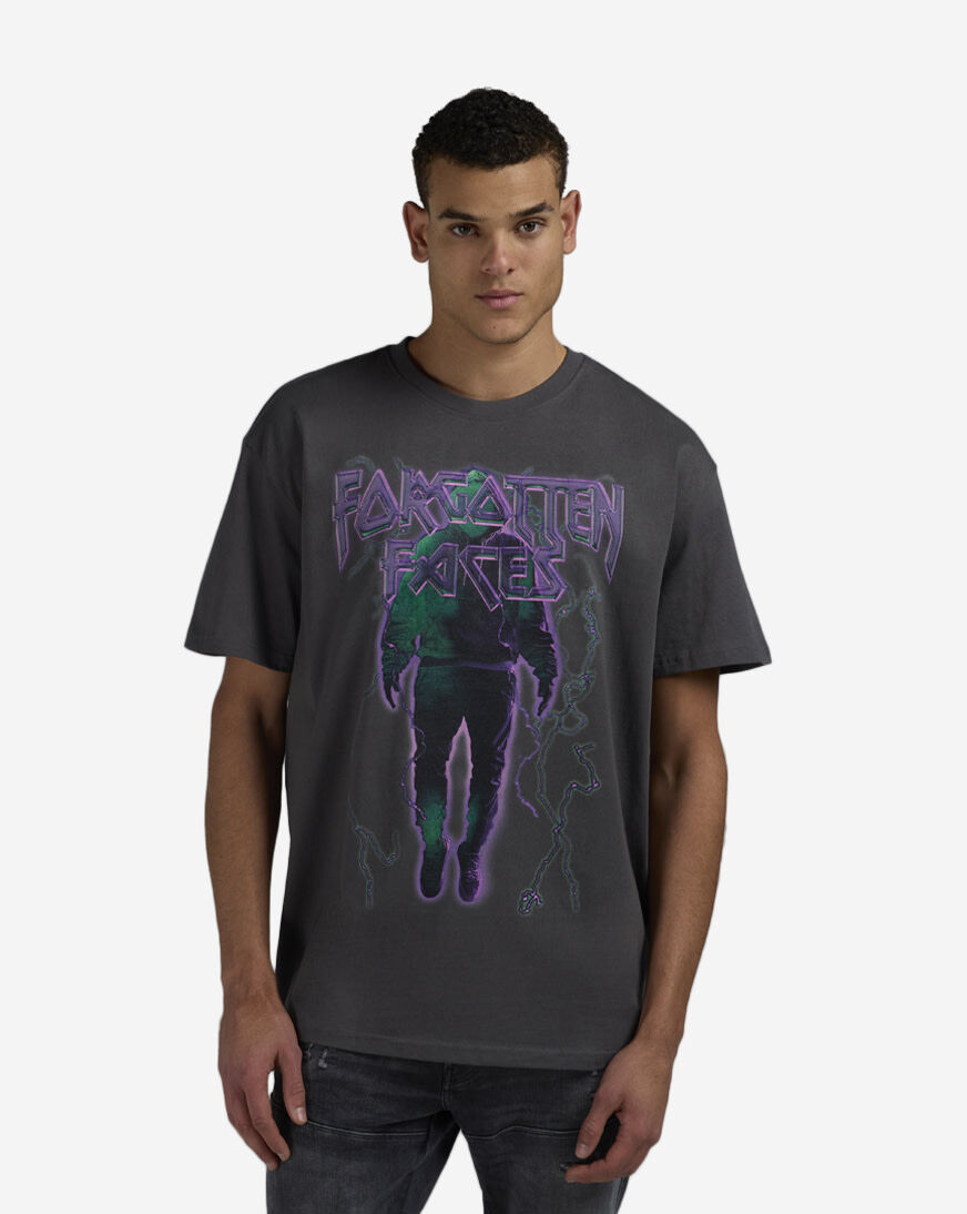 Shop Forgotten Faces Forgotten Tour Tee FOFUS141-03516 grey