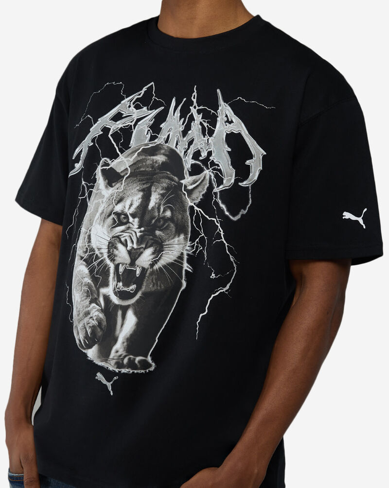 Puma Lightening Cat Tee 639158 Black 3