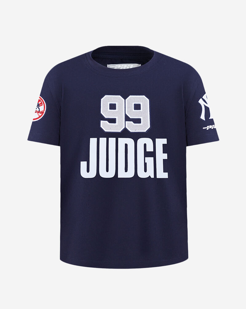 PRO STANDARD Big Boys' New York Yankees Aaron Judge #99 Classic Tee LNYB1315588-MDN Blue 1
