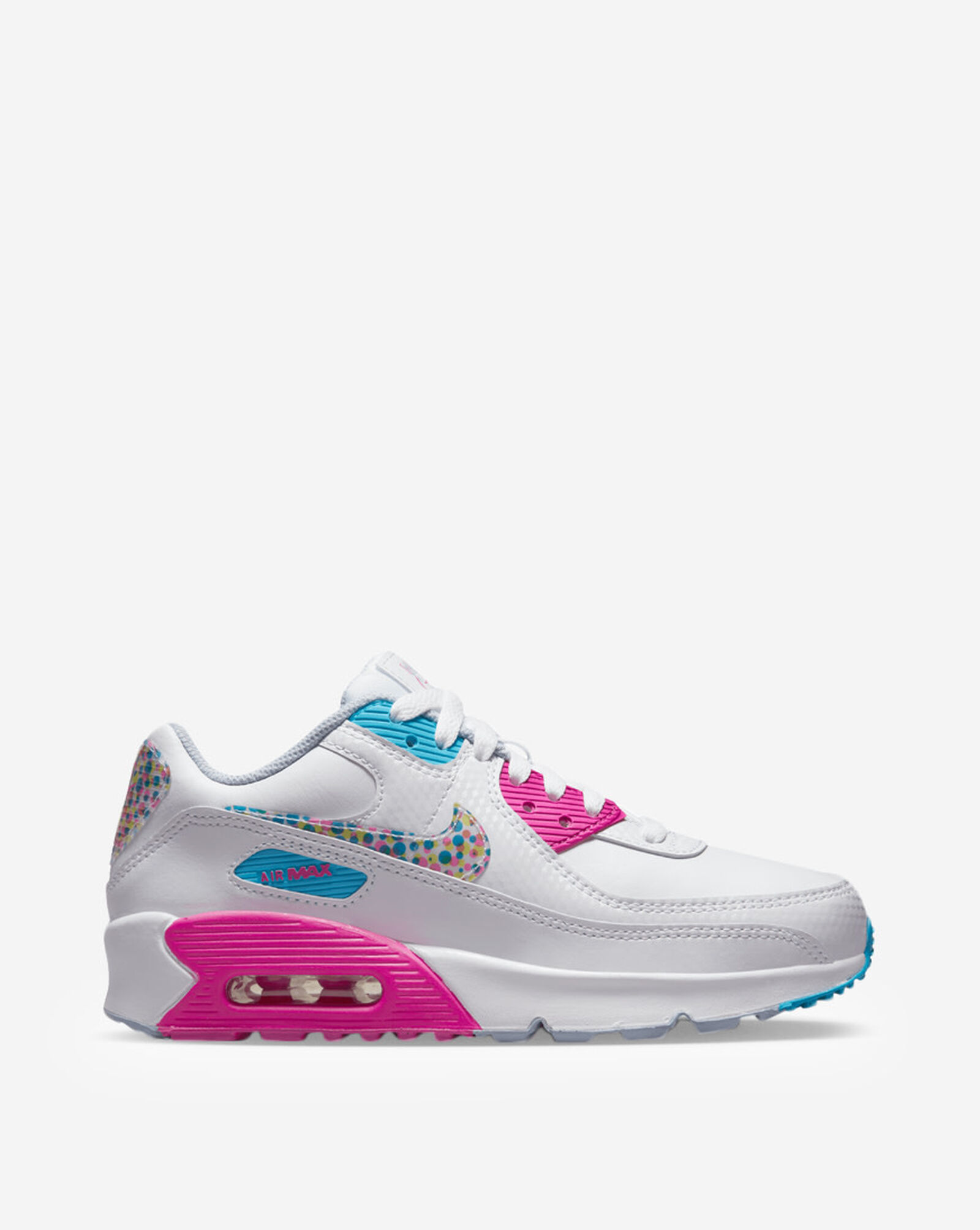 Air max 90 white grade school clearance