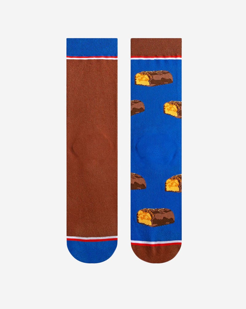 Odd Sox Snickers Split Crew Socks (L) 38188MONCD Multi 4