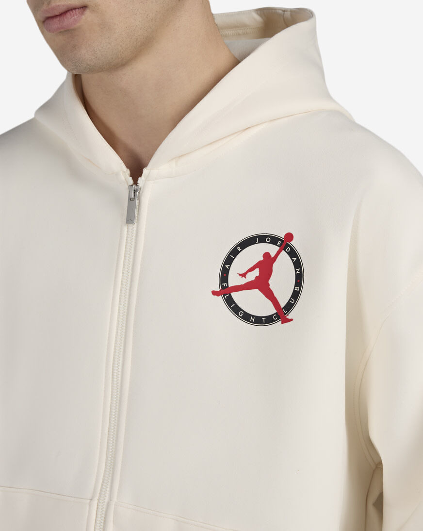Shop Jordan Flight Club Fleece Full-Zip Knit Sweatshirt IF1810-110