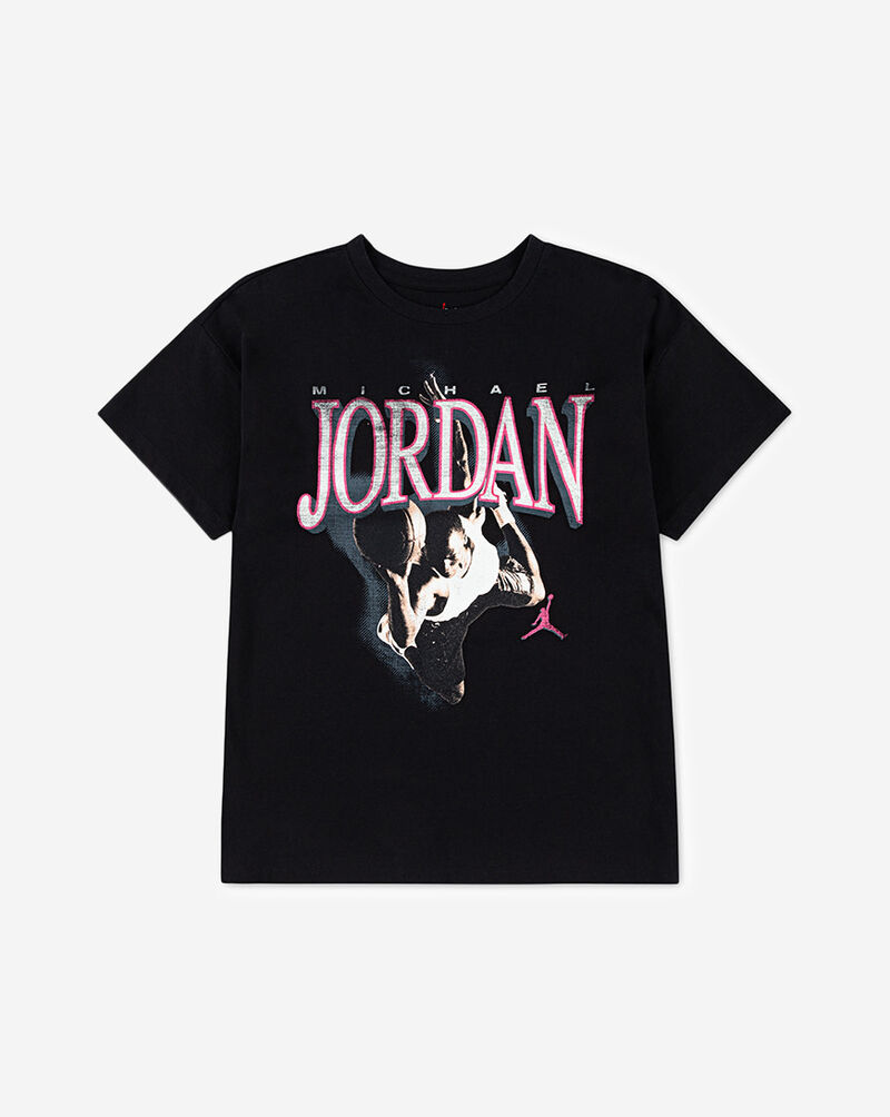 Jordan Big Kids' MJ Soar Graphic T-Shirt 45D922-023 Black 1