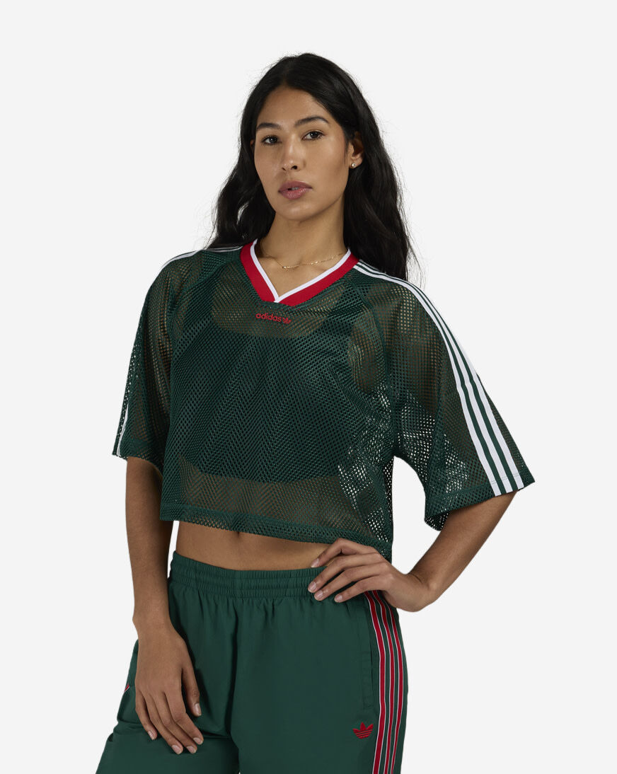 Shop adidas Mesh Short Sleeve T-Shirt KD8805 green | SNIPES USA