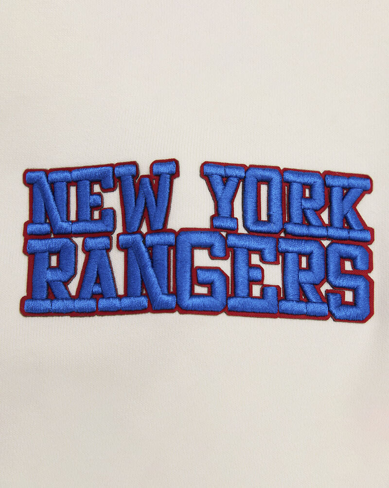 PRO STANDARD New York Rangers Retro Classic Fleece Pullover Hoodie HNR567247-ERB cream 4