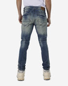 Jordan Craig Destressed Pockets Straight Jeans JS1106J-BLU Blue 3