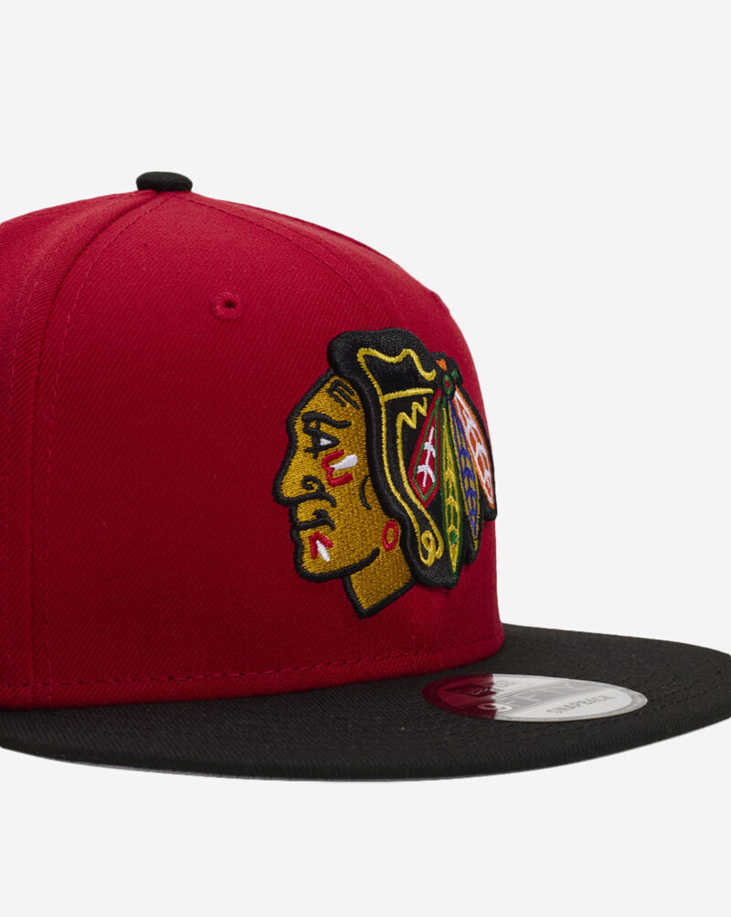 New Era 9Fifty Chicago Blackhawks Evergreen Snapback Hat 60649552 Red 2