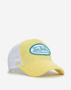 Von Dutch Velvet Trucker Hat VDHH0004-YELLOW Yellow 1