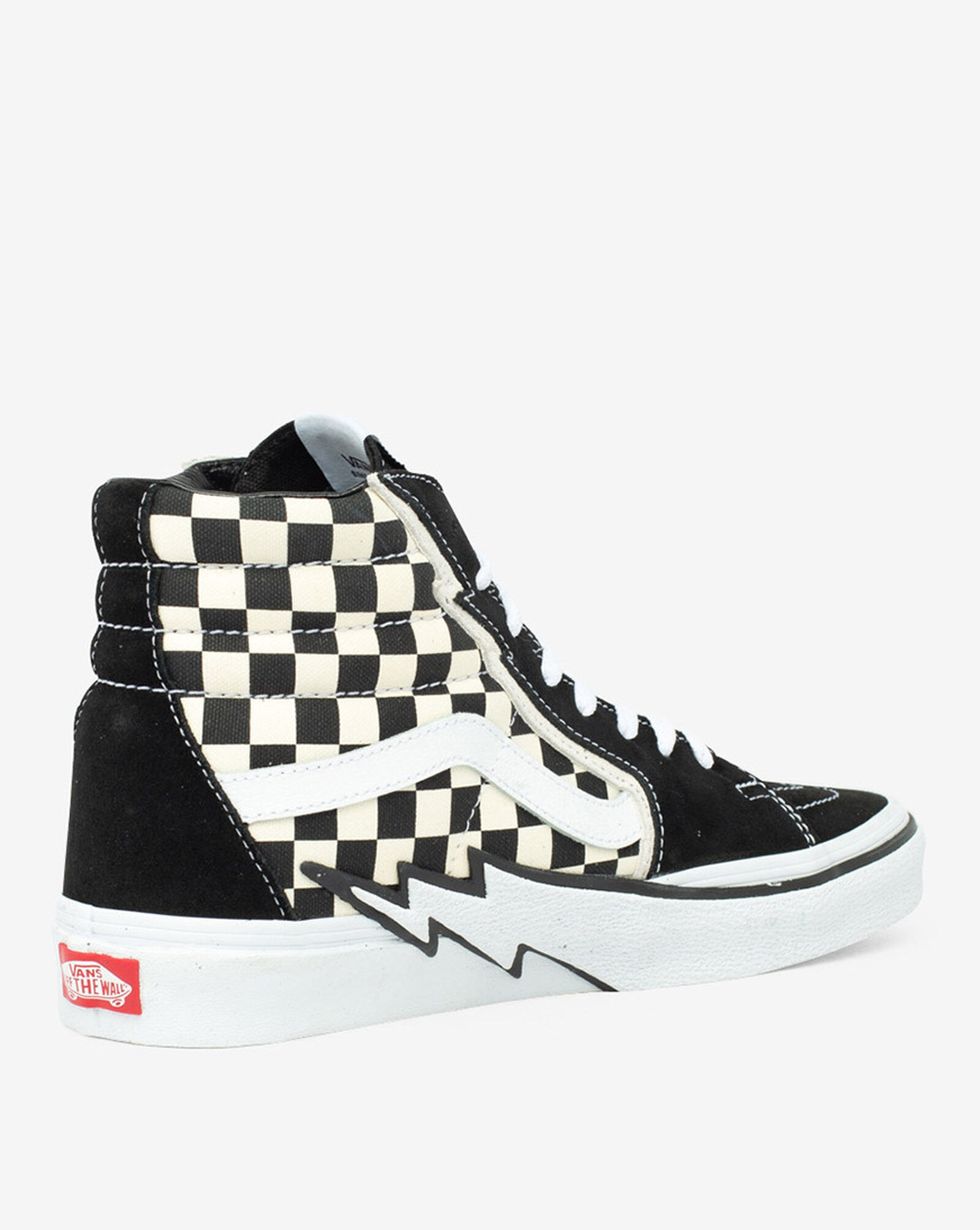 vans sk8 hi bolt checkerboard sneaker