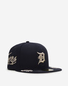 New Era 59Fifty Detroit Tigers Wordmark Fitted Hat 60792429 Blue 1