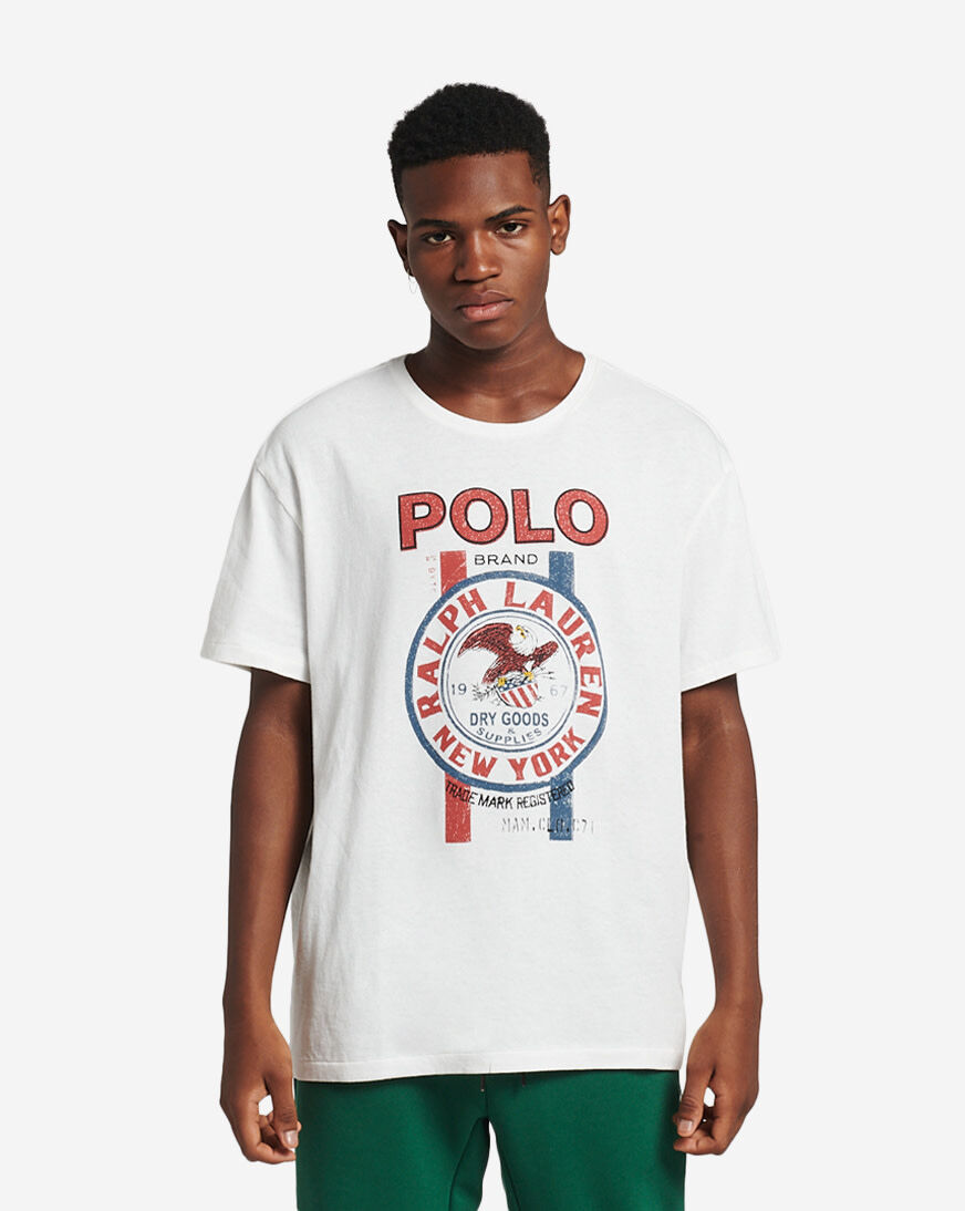 Shop Polo Ralph Lauren Carded Jersey Graphic Short Sleeve Tee