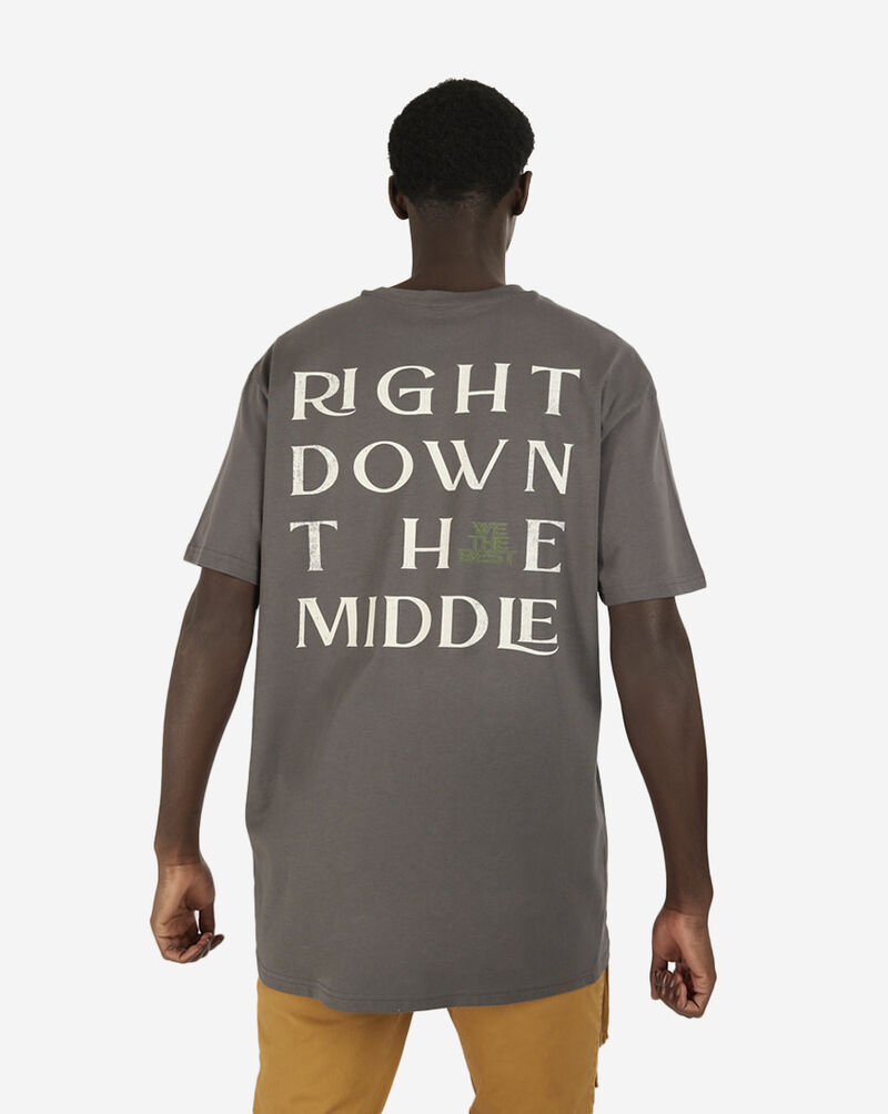 WE THE BEST Right Down The Middle Tee RDTM001-DKGY Grey 2