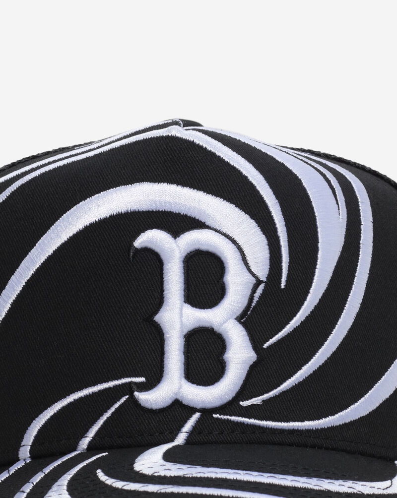 Mitchell  Ness Boston Red Sox Pro Pinch Swirl Snapback Hat HT19256-BRSBLCK Black 2