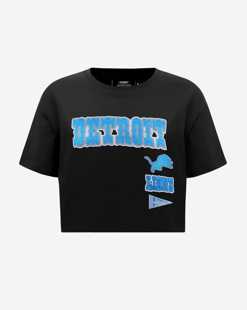 PRO STANDARD Detroit Lions Retro Boxy Tee FDLA410306-BLK Black 1