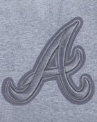 PRO STANDARD Atlanta Braves Neutral Fleece Short  LAB336996-DHG Grey 2