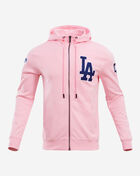 Los Angeles Dodgers Classic Chenille Double Knit Full-Zip Hoodie