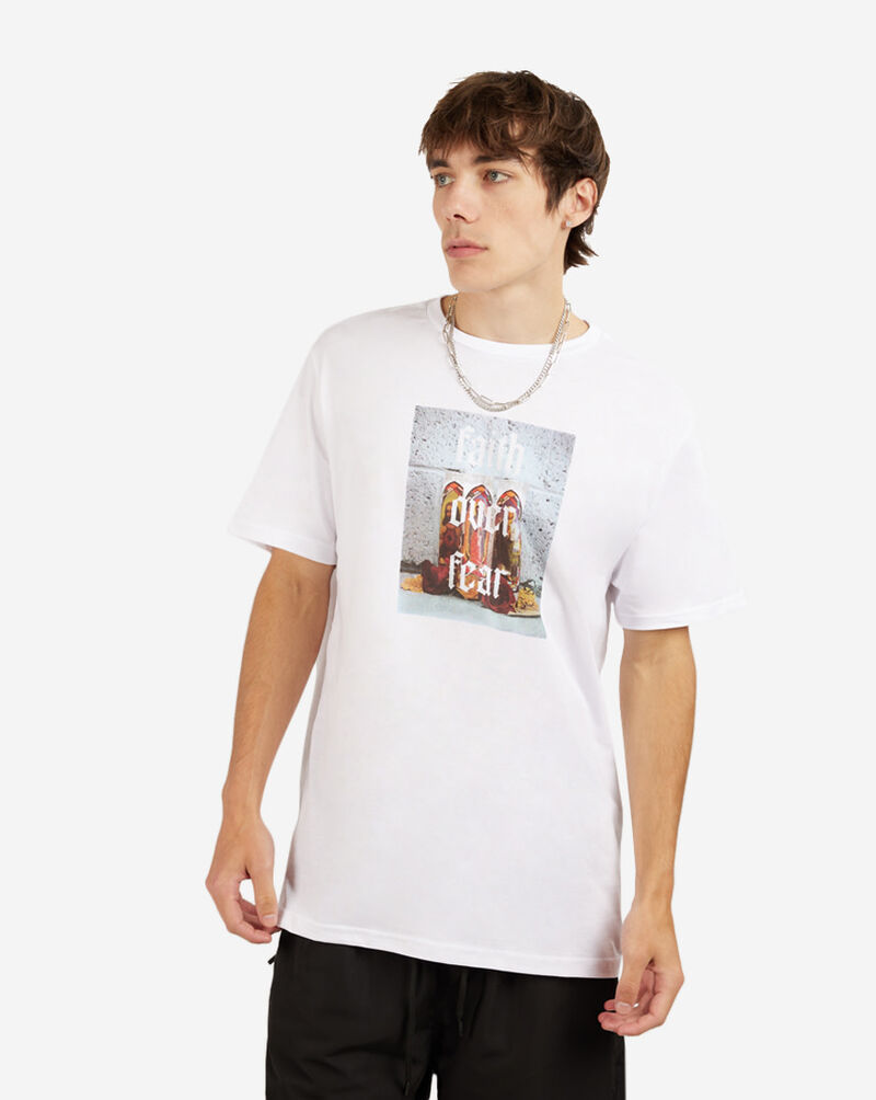 Graphic Tees Faith Over Fear Candles Tee MTUS011 White 1