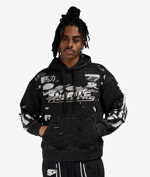 Racing Double Layer Hoodie