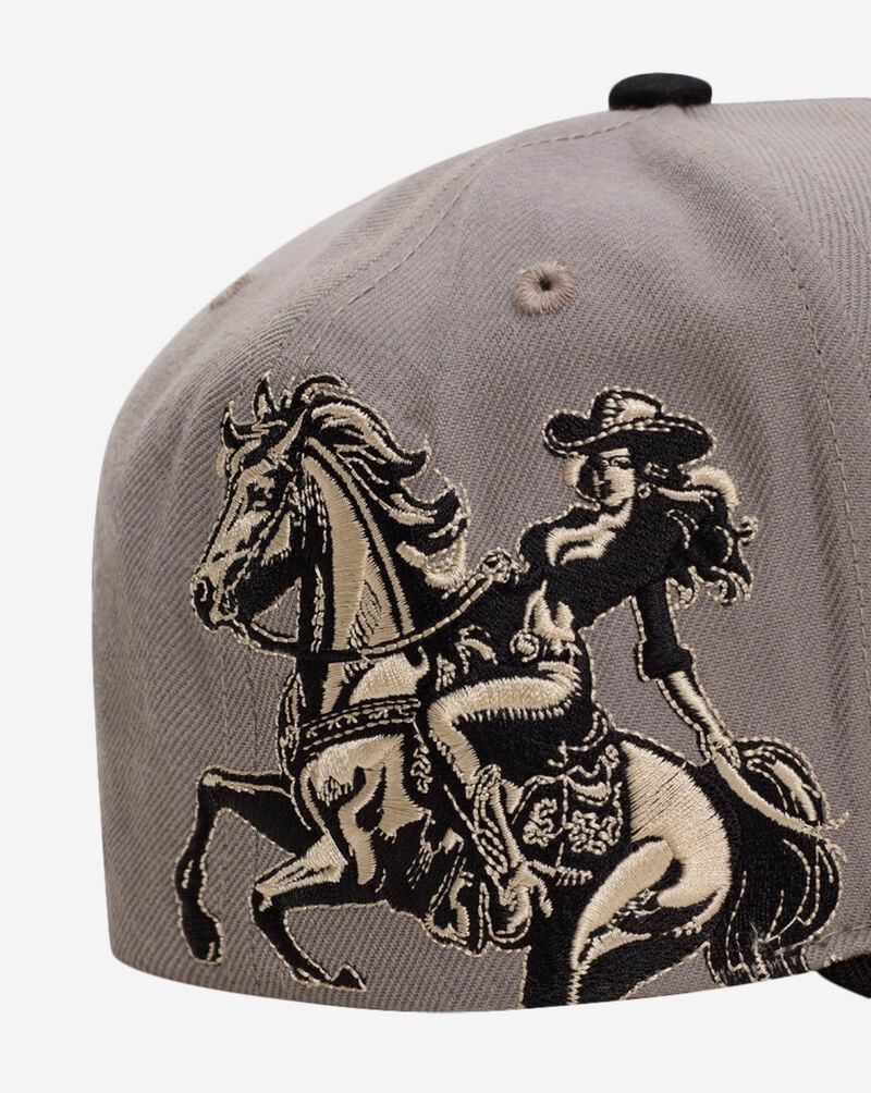 Field Grade Wild Ride 2 Tone Wool Trucker Hat  1005726 Grey 2