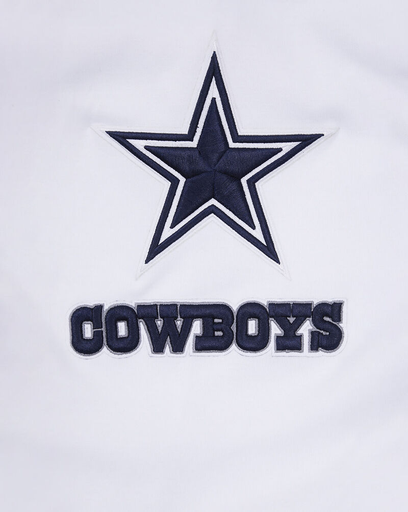 PRO STANDARD Dallas Cowboys Classic Chenille Double Knit Full-Zip Hoodie FDC5410296-WHT White 2
