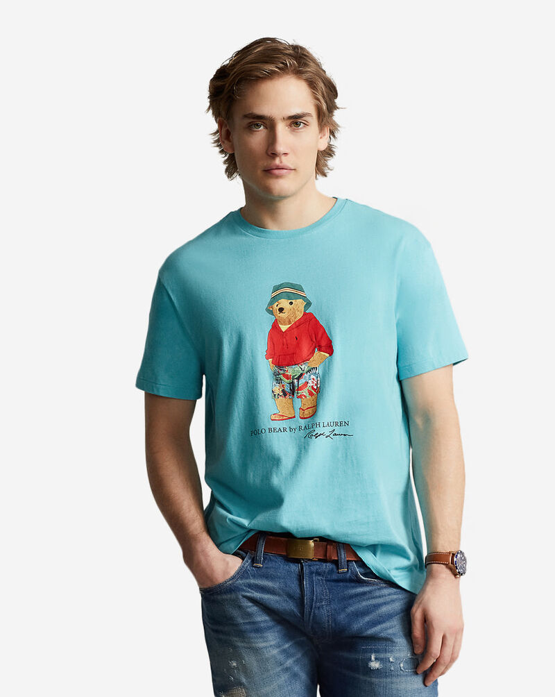 polo bear shirt blue