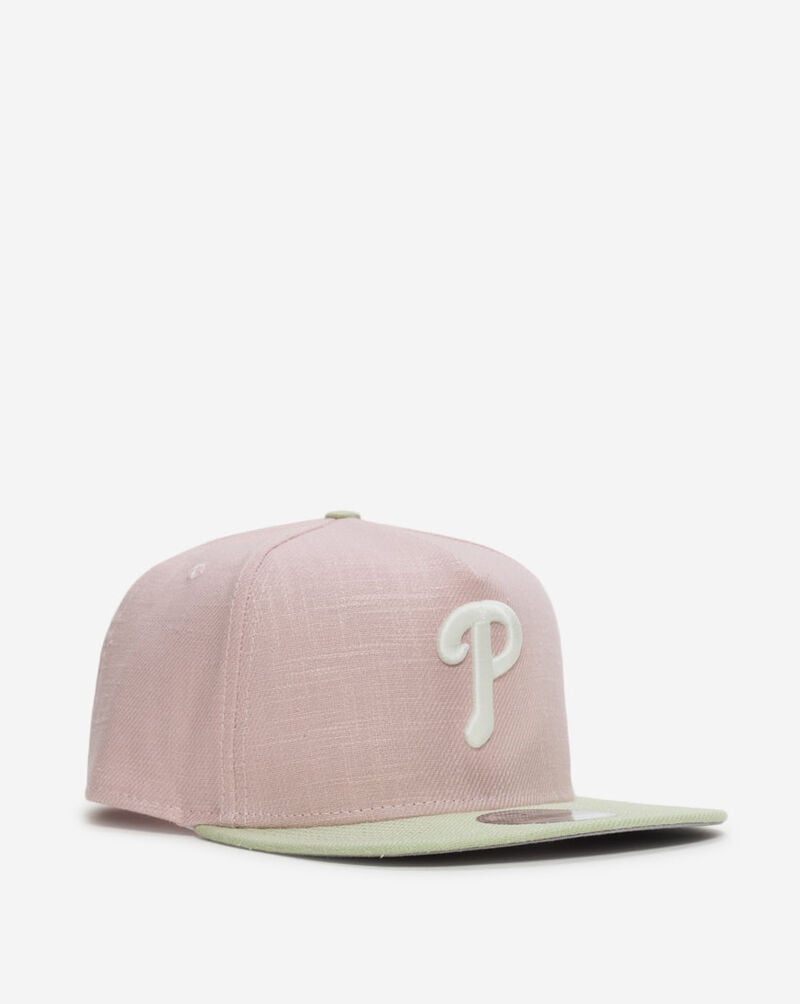 New Era 9Fifty Philadelphia Phillies A-Frame Snapback Hat 60945080 Pink 1