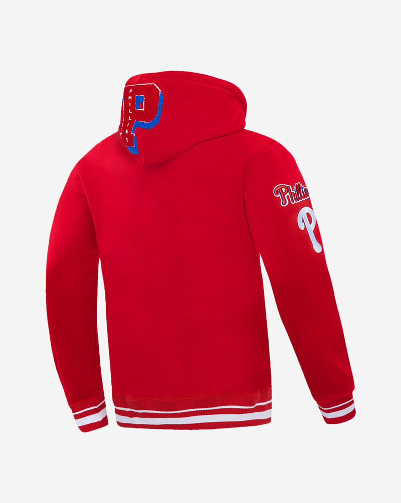 PRO STANDARD Philadelphia Phillies Mash Up Rib Fleece Pull Over Hoodie  LPH5314673-RED Red 3