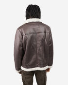 Sherpa Lined Leather Jacket