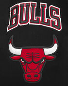 PRO STANDARD Chicago Bulls Mash Up Rib Fleece Crewneck BCB5515747-BRK Black 4