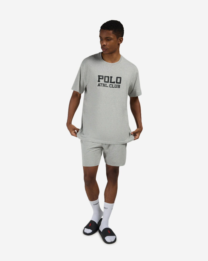 Shop Polo Ralph Lauren Logo Sleep Shorts PF26RL-A7YY grey | SNIPES USA